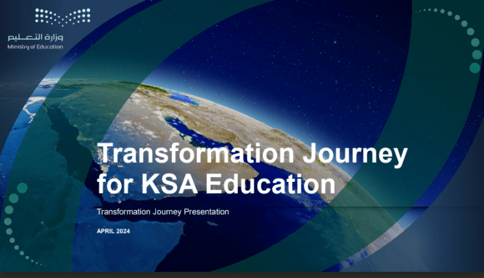 Transformation Journey for KSA Education